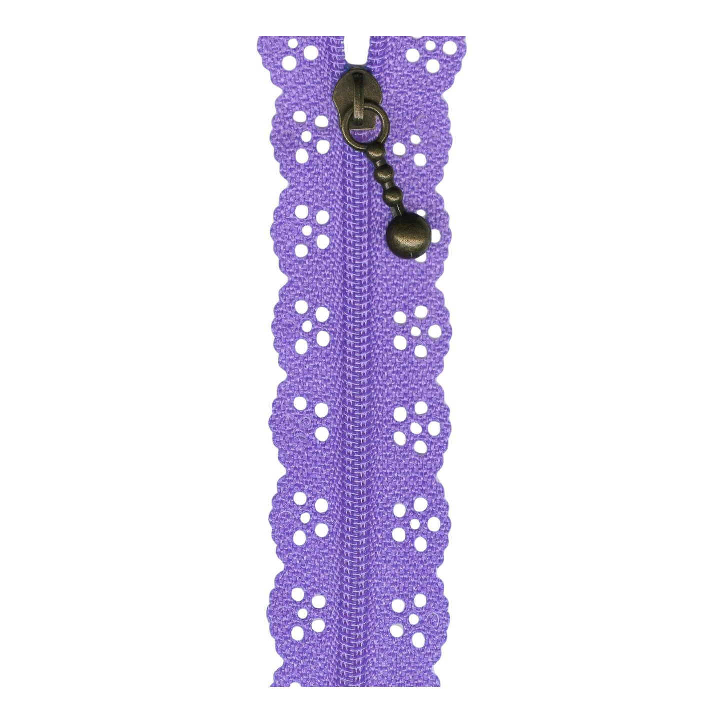 Big Lacie Zipper 8in - LAVENDER