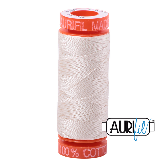 Aurifil Cotton Mako 50wt 200m Light Sand