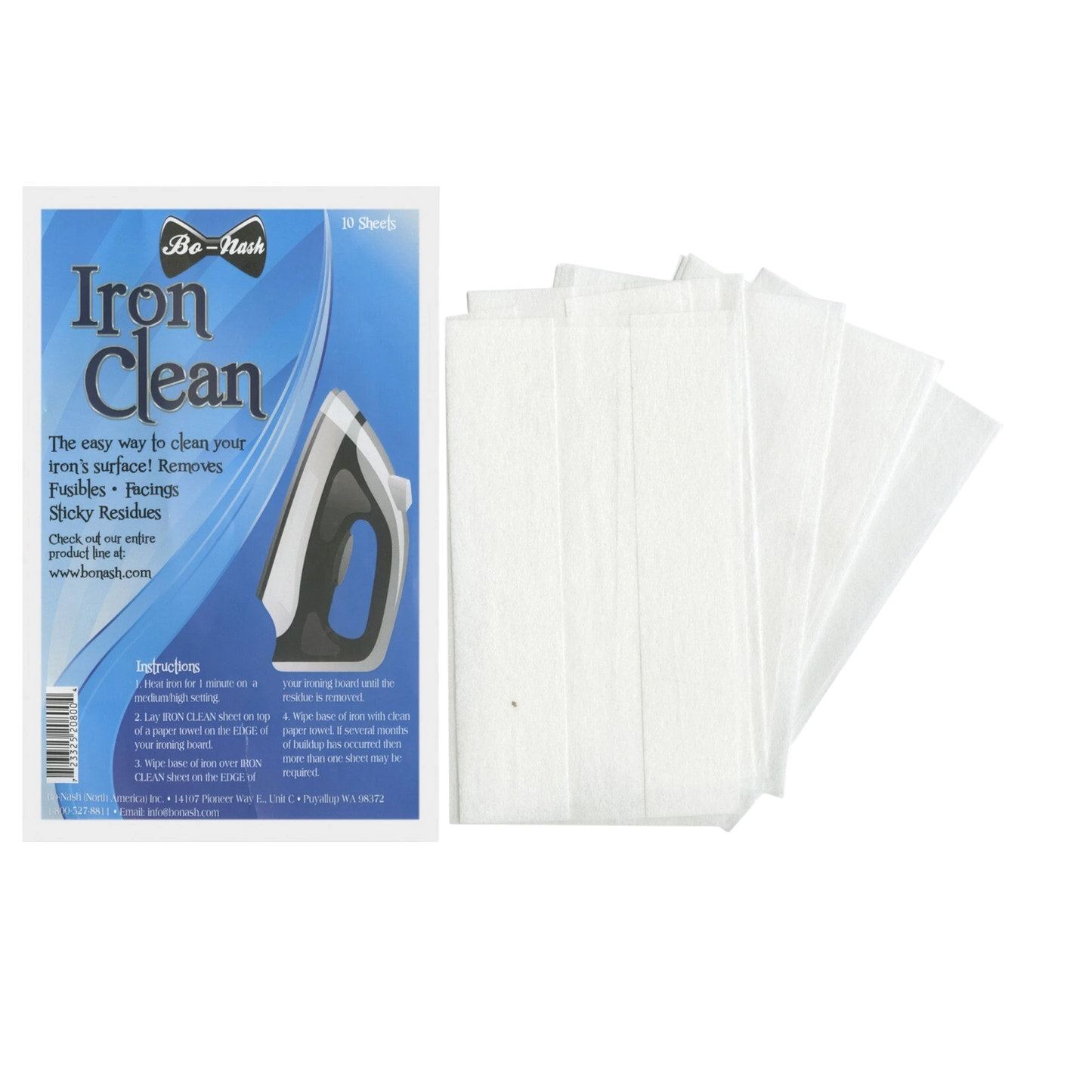 Bo-Nash Iron Cleaner Cloths sewing and quilting product