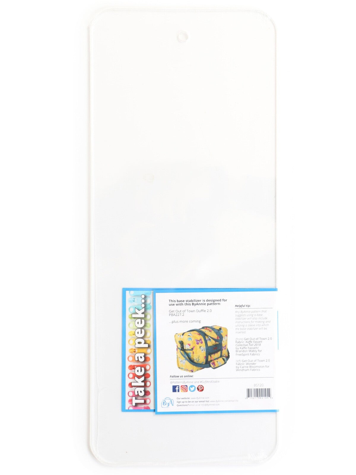 Base Stablizer 6in x 14-3/4in sewing and quilting product