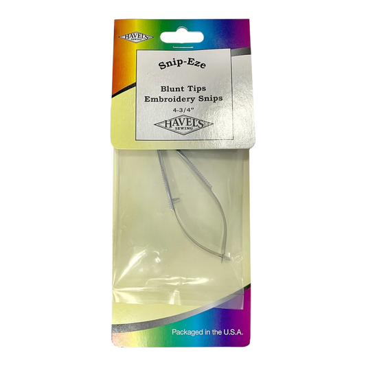 Snip-Eze Blunt Tip Embroidery Snips from Havel , quilting and fabric cutting