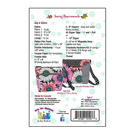The Lorrie Lee Bag & Wallet Pattern
