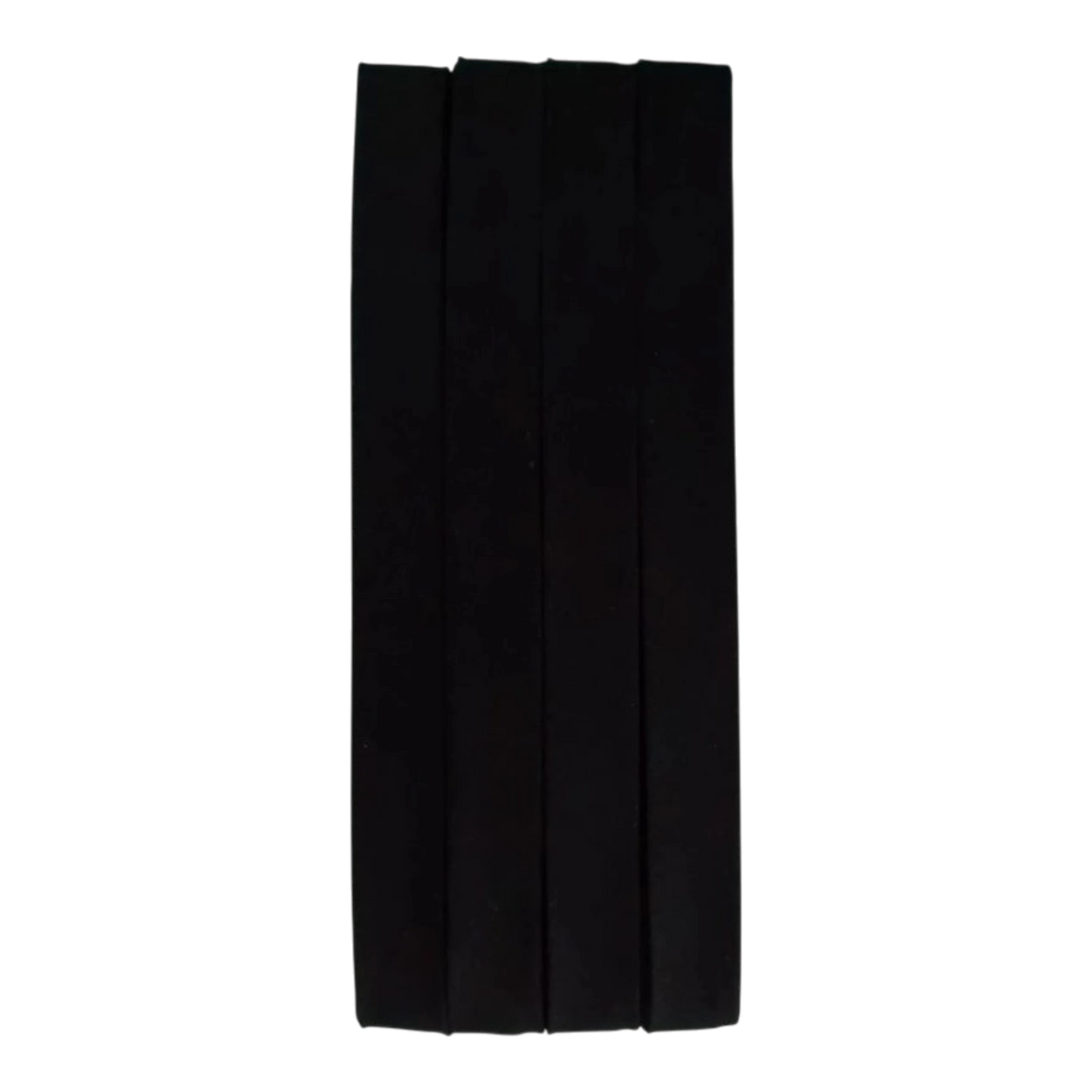 Extra Wide Double Fold Bias Tape Black 13 mm x 3yd , quilting and neat fabric finishing