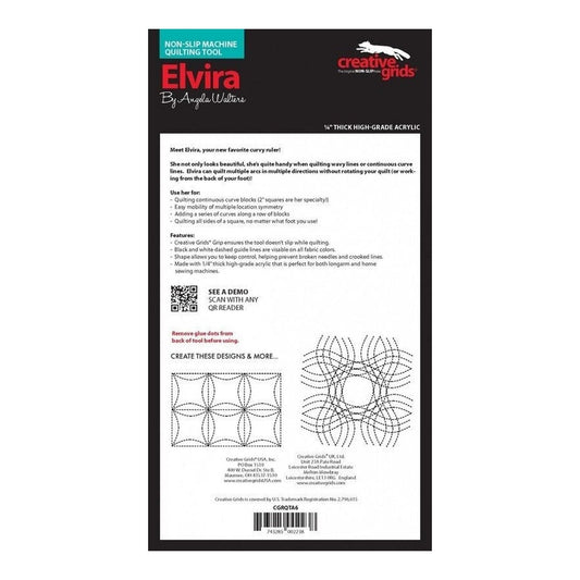 Creative Grids Machine Quilting Tool Elvira