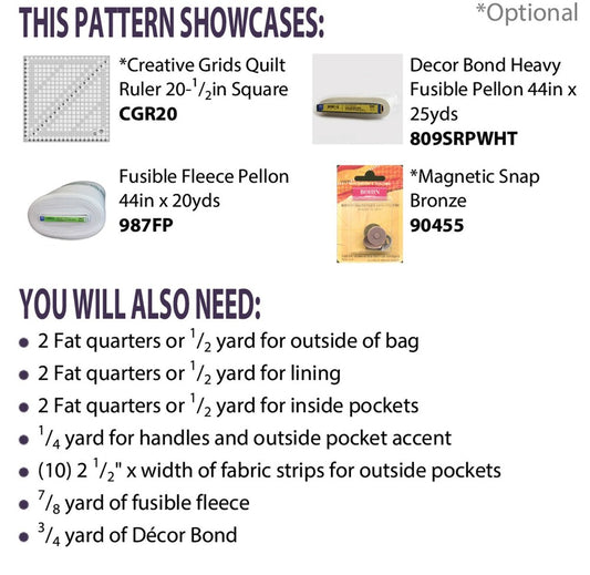 Sew Strippy Tote Pattern , quilting and craft projects