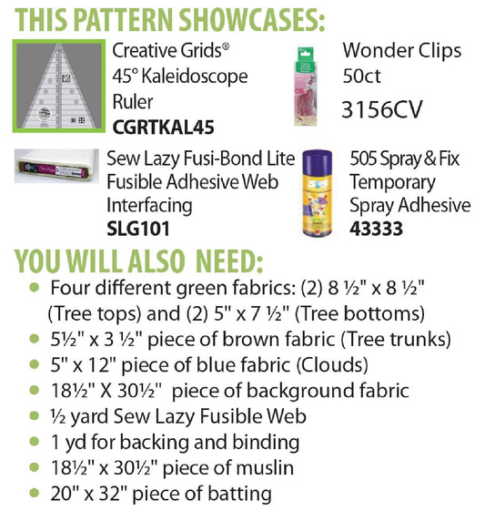 Winter Wonderland Wall Hanging Pattern , quilting and craft projects