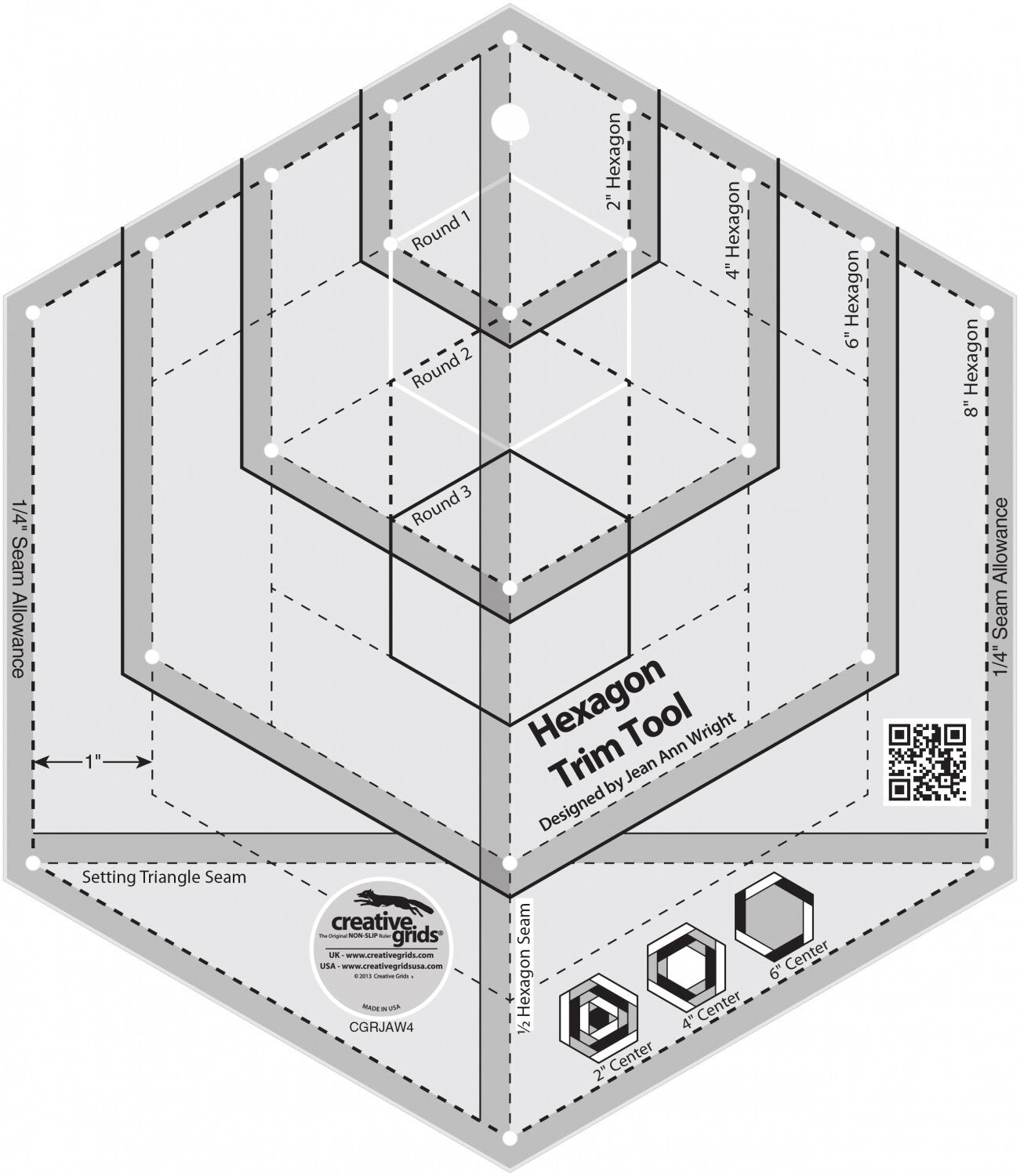 Hexies Go Round Quilt Pattern , quilting and craft projects