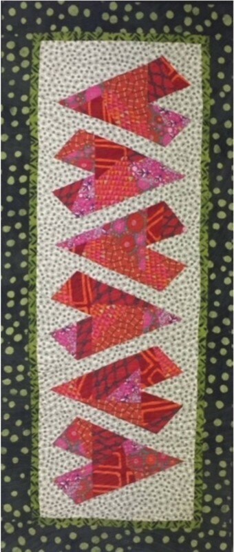 Crazy Hearts Runner Pattern , quilting and craft projects