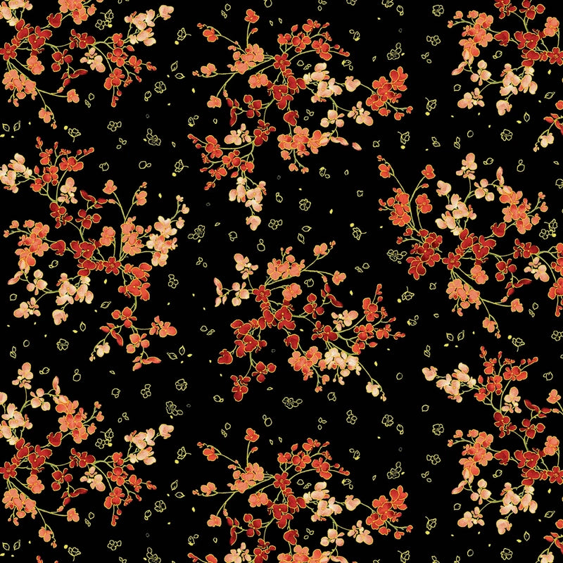 Imperial Bloom - Black w/Metallic