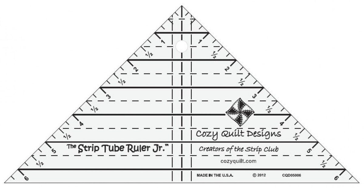 Strip Tube Junior Ruler by Cozy Quilt Designs - 6.5 in