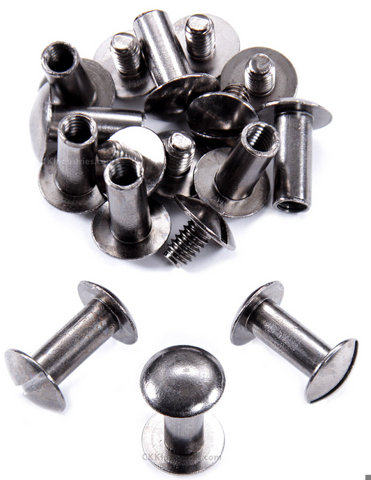 Chicago Screws 5 mm - Gunmetal 10pk sewing and quilting product