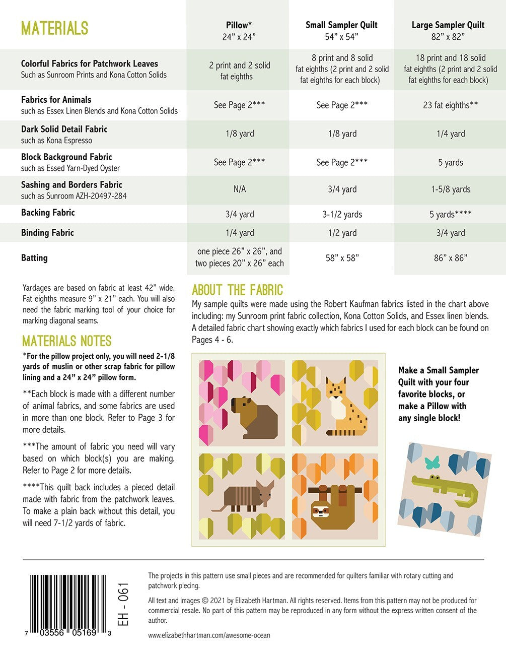 Rainbow Rainforest Quilt Pattern by Elizabeth Hartman , quilting and craft projects
