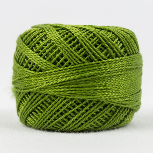 Eleganza 8wt Solid Perle Cotton Ball - SUSHI for embroidery, stitching and decorative needlework