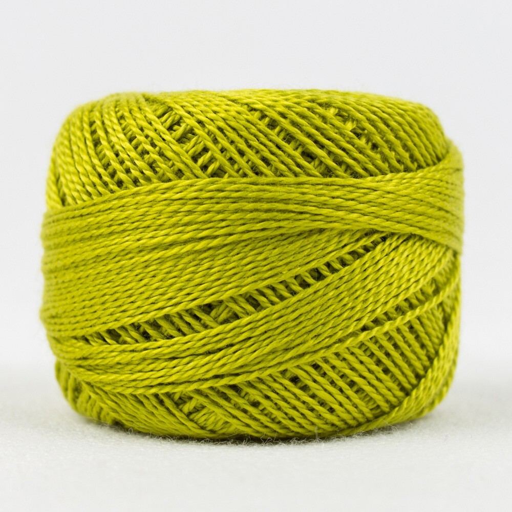 Eleganza 8wt Solid Perle Cotton Ball - CAL-A-TREUSE for embroidery, stitching and decorative needlework