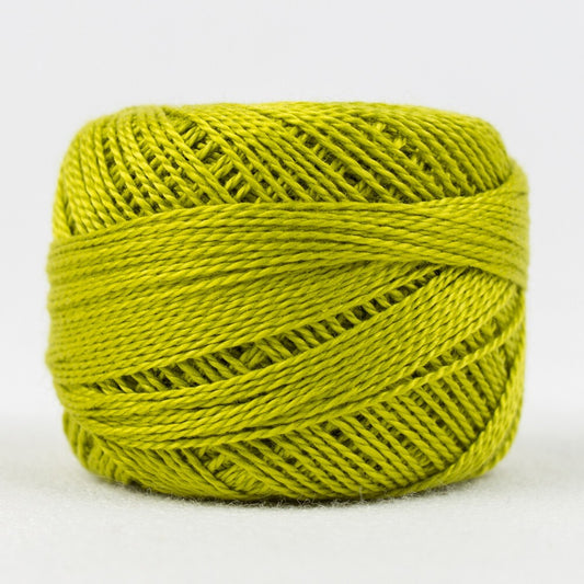 Eleganza 8wt Solid Perle Cotton Ball - CAL-A-TREUSE for embroidery, stitching and decorative needlework