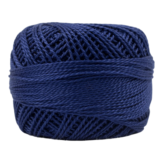 Eleganza 8wt 5-Gram Solid Perle Cotton Ball 42yd Persian Indigo