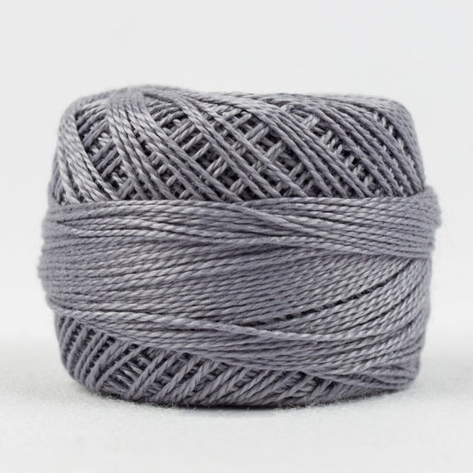 Eleganza 8wt Solid Perle Cotton Ball - SPUN PEARL for embroidery, stitching and decorative needlework