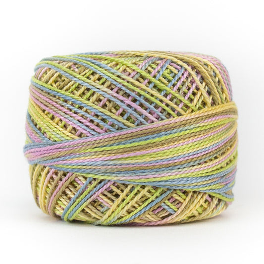 Eleganza 8wt Variegated Perle Cotton Ball - EGG HUNT for embroidery, stitching and decorative needlework