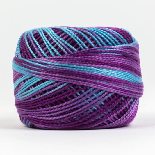 Eleganza 8wt Variegated Perle Cotton – Rock Pool 5g Ball 42yd