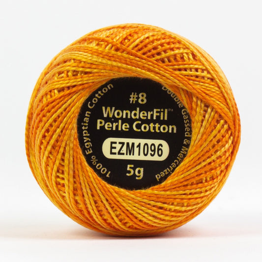 Eleganza 8wt - Variegated Perle Cotton Ball - Scorched