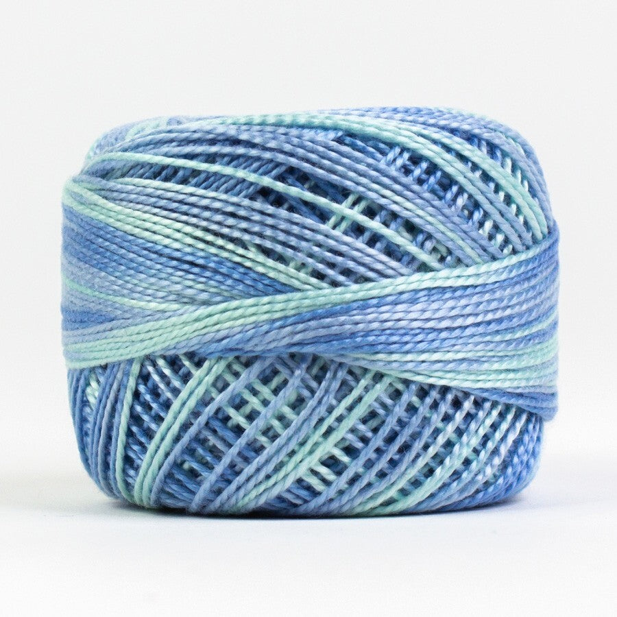 Eleganza 8wt Variegated Perle Cotton Ball-SWEET BABY for embroidery, stitching and decorative needlework