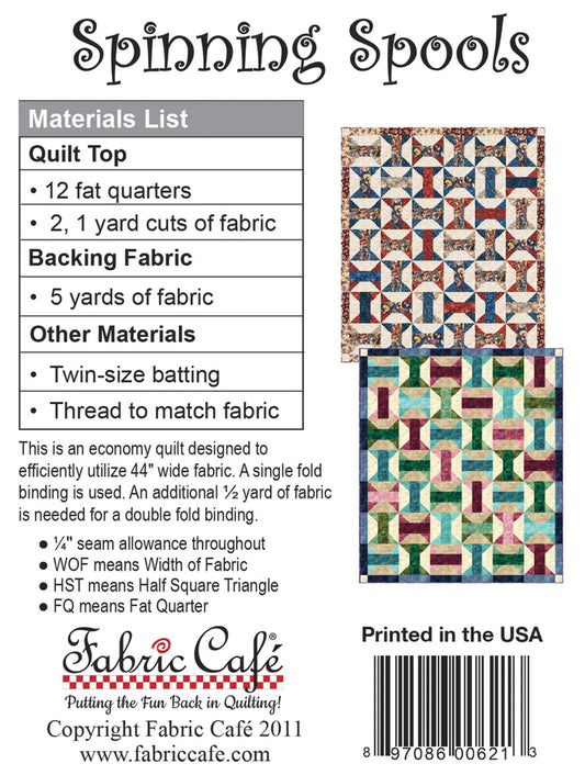 Spinning Spools Quilt Pattern