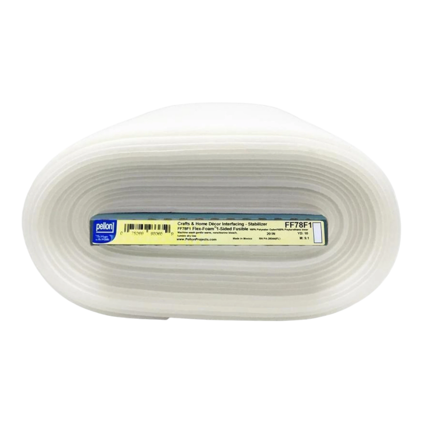 Pellon Flex Foam Fusible - One sided - 500 mm Wide for applique, sewing and craft projects
