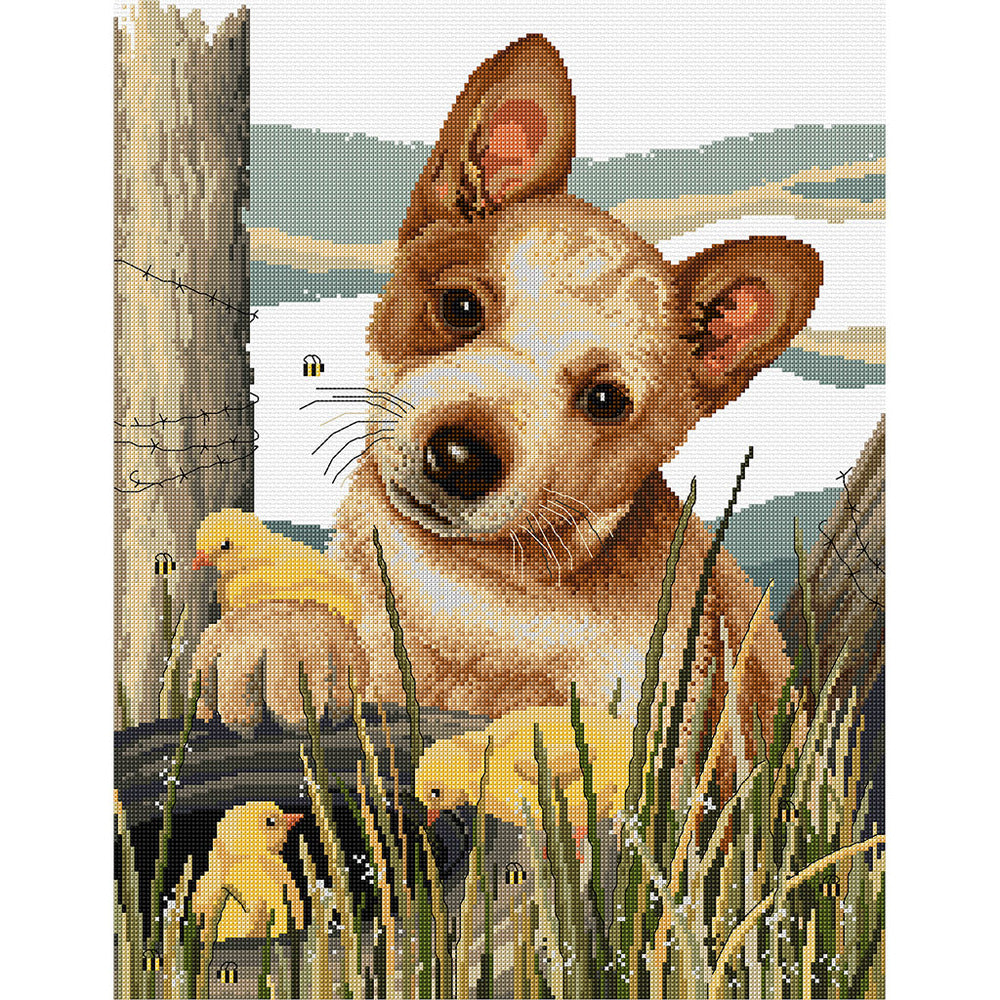 Little Red (Cattle Dog) Cross Stitch Pattern , quilting and craft projects