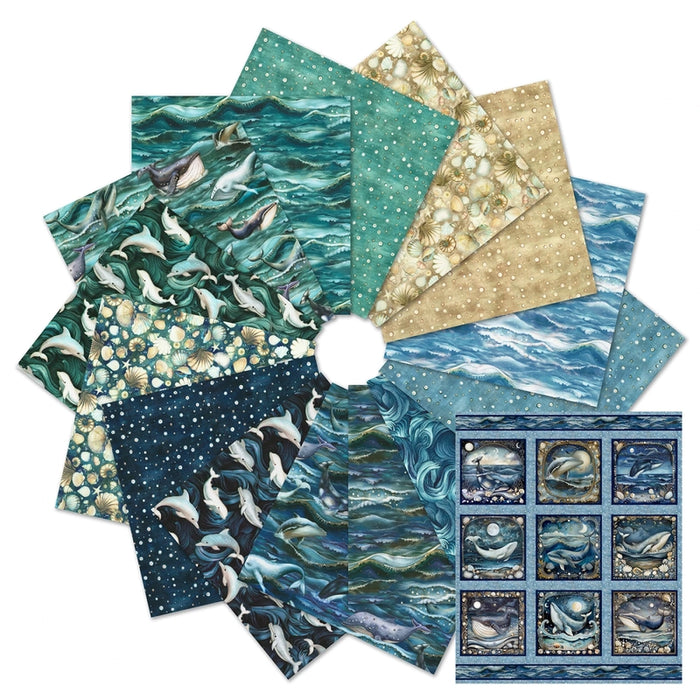Ocean Fantasy Fat Quarter Bundle 15pc