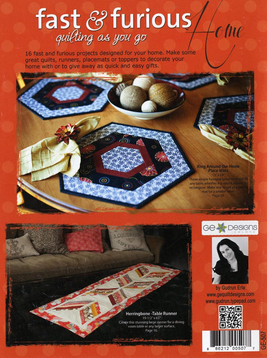 Fast & Furious Home Book - Gudrun Erla , quilting and craft projects