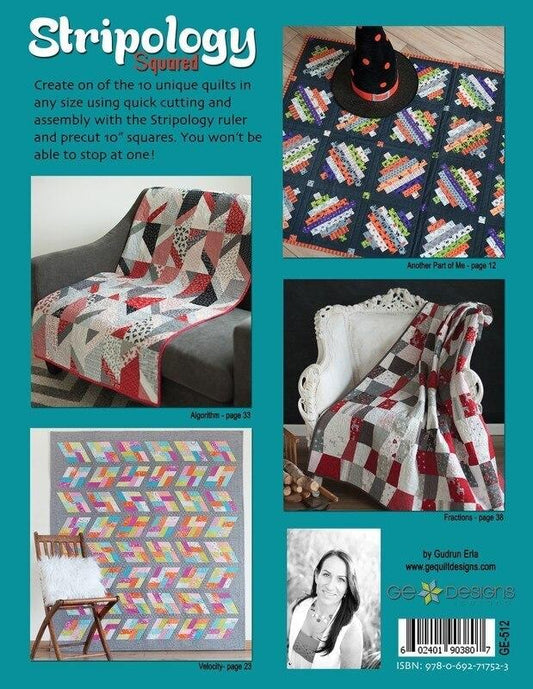 Stripology Squared Book , quilting and craft projects