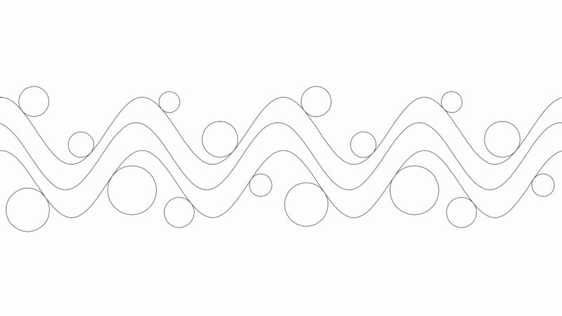 Pantograph - Champagne Bubbly Paper , pattern making and craft projects