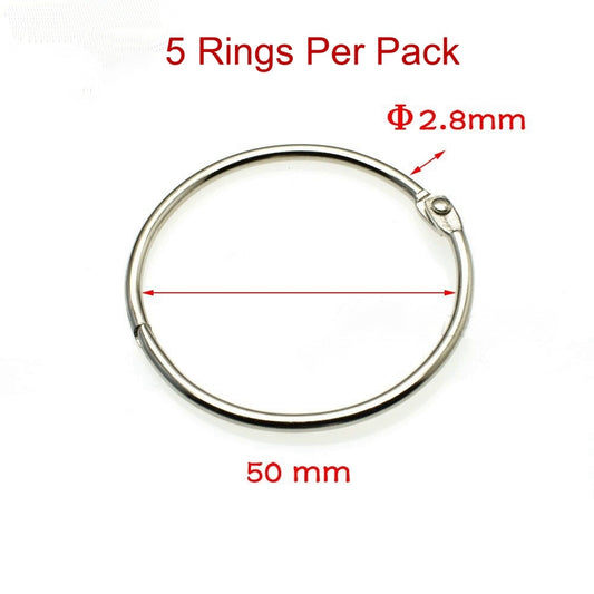Hinged Metal Storage Rings 50mm