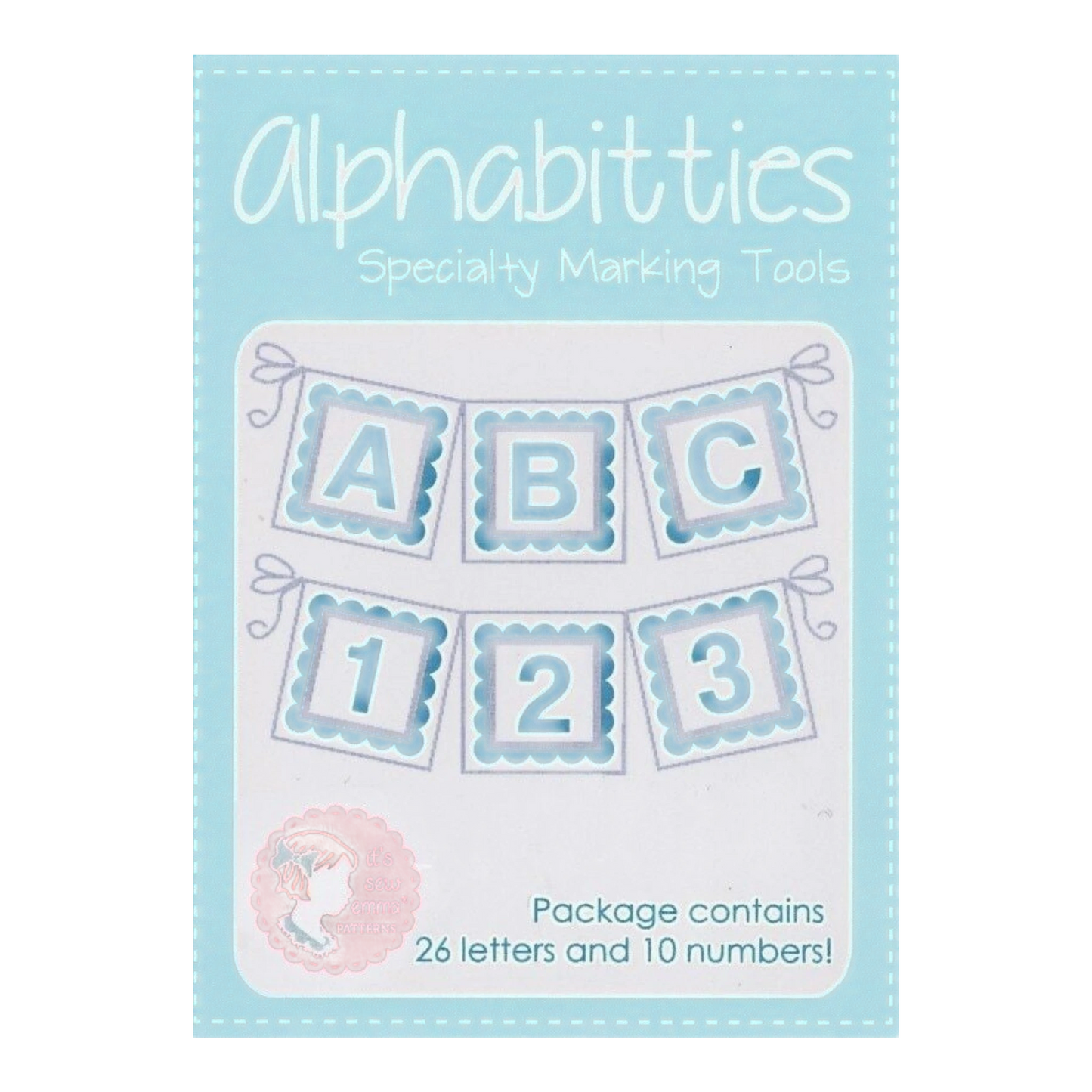 Alphabitties Specialty Marking Tools Blue- It's Sew Emma , crafting and sewing tasks