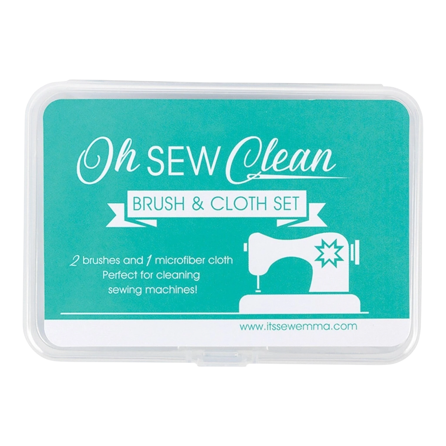 Oh Sew Clean Brush and Cloth Set MINT sewing and quilting product