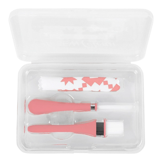Oh Sew Clean Brush and Cloth Set PINK sewing and quilting product