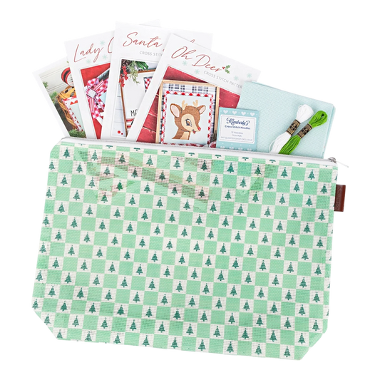 Evergreen Holiday Project Bag