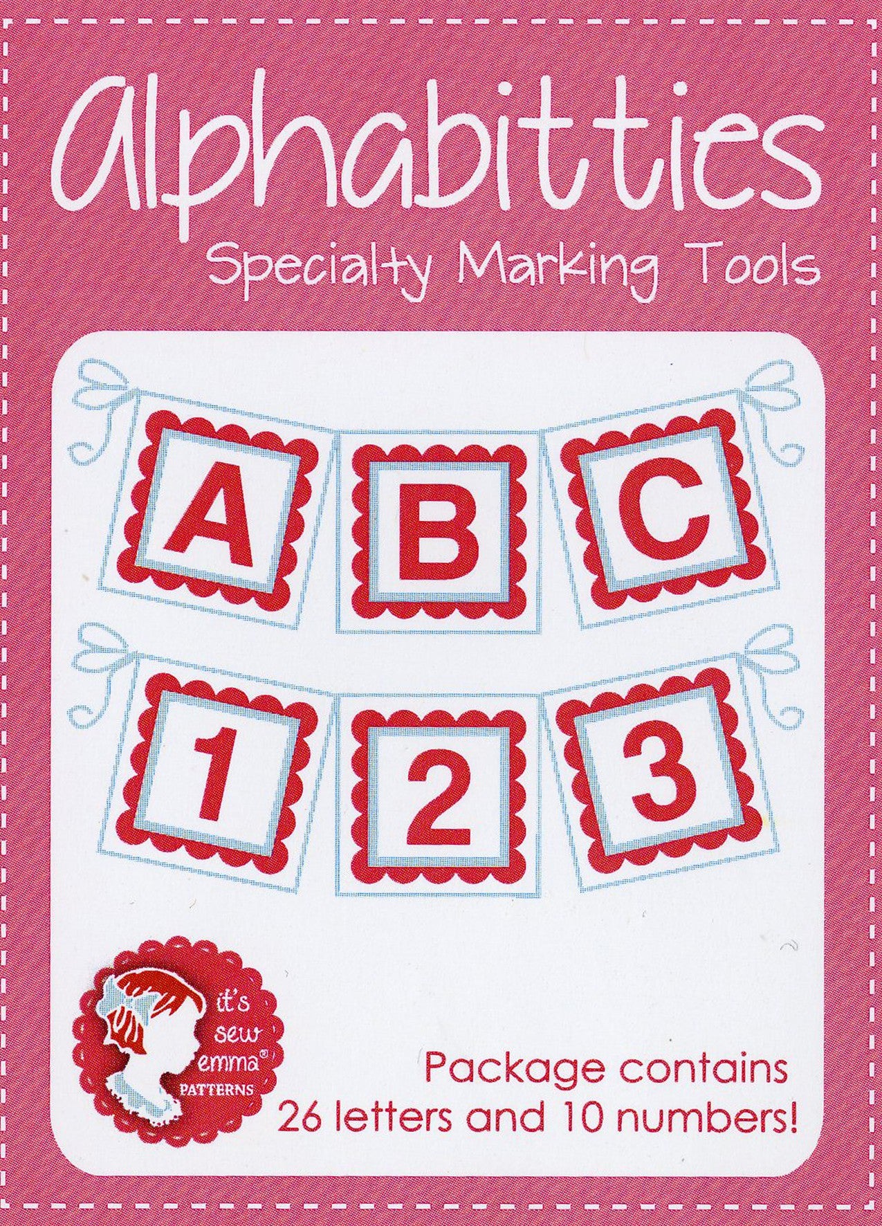 Alphabitties Specialty Marking Tools Pink- It's Sew Emma