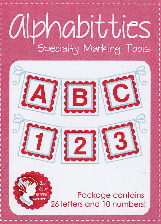 Alphabitties Specialty Marking Tools Pink- It's Sew Emma