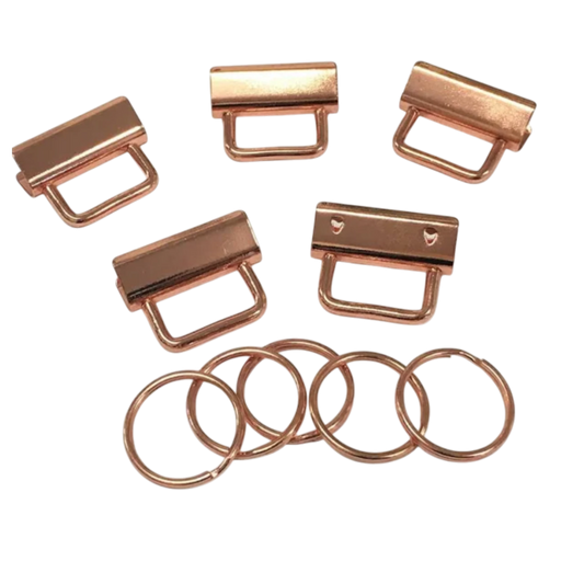 Gold Key Fobs - 25 mm wide sewing and quilting product