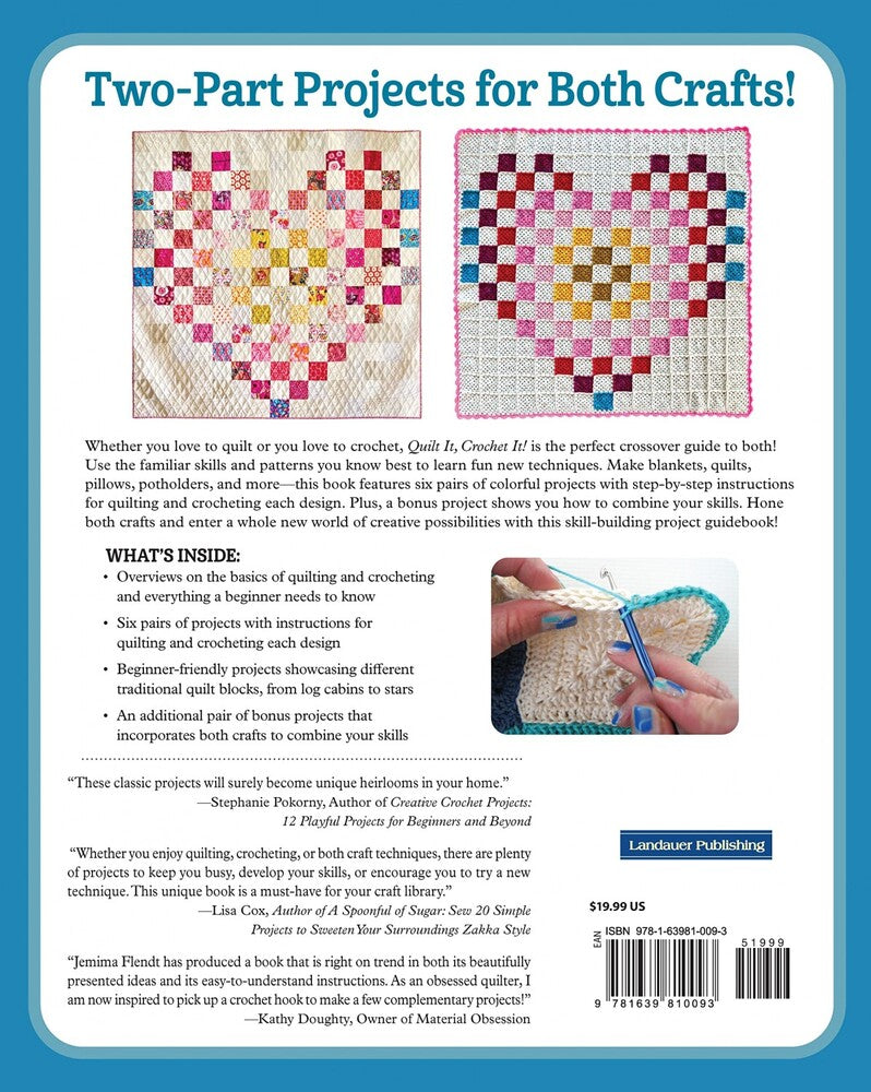 Quilt It Crochet It Designs Book , quilting and craft projects