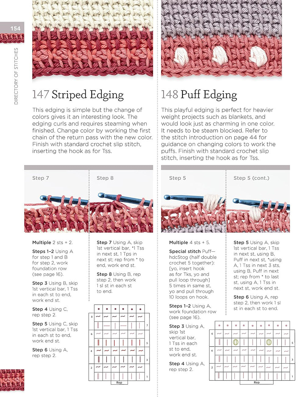 Tunisian Crochet Stitch Dictionary Book – book preview 6