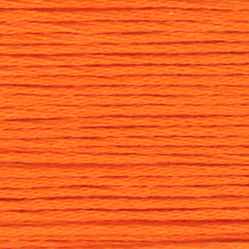 Cosmo Embroidery Floss 25 Vivid Orange Ocher - 147 for embroidery, stitching and decorative needlework