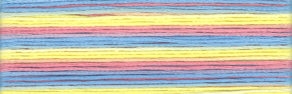 Cosmo Seasons Variegated Embroidery Floss 80 8077