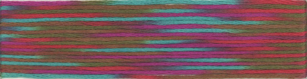 Cosmo Seasons Variegated Embroidery Floss 80 9009
