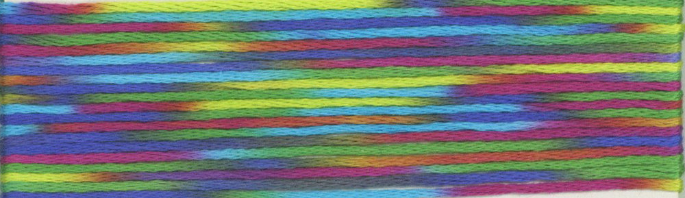 Cosmo Seasons Variegated Embroidery Floss 80 9017