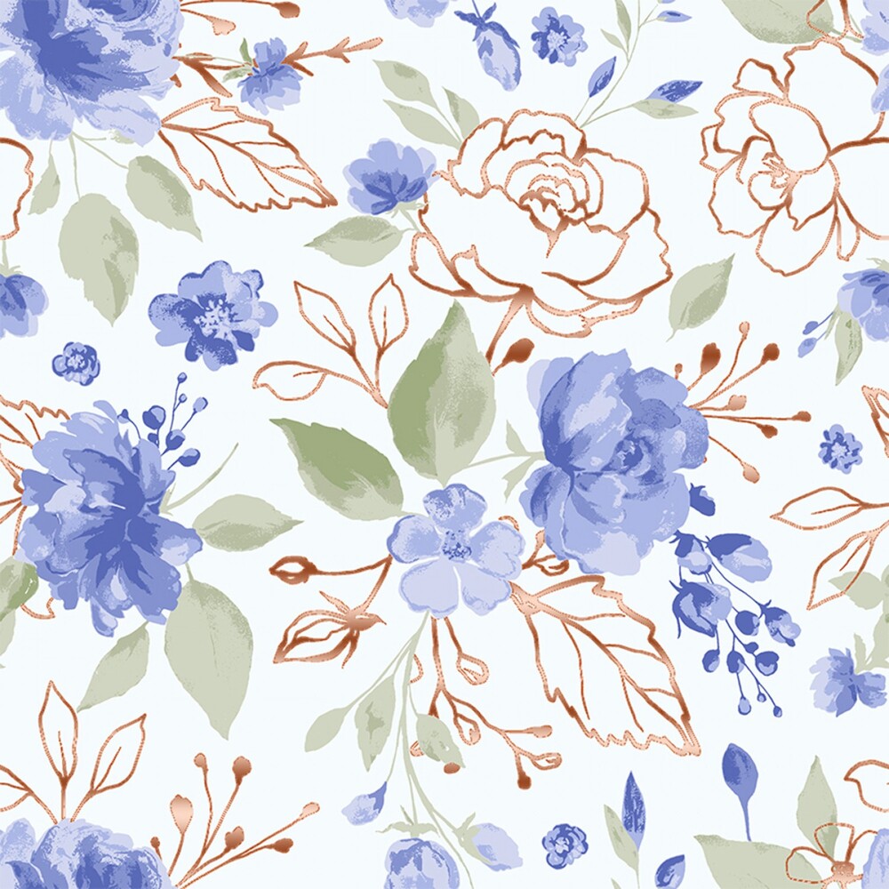 Bloom Beautifully - Blue Serenity sewing and quilting product