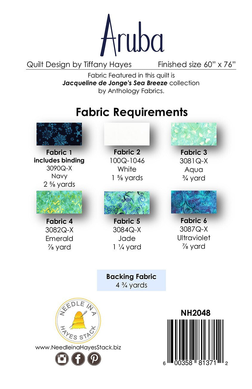 Aruba Quilt Pattern