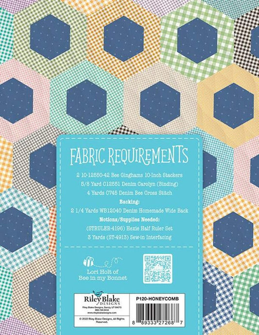 Lori Holt HONEYCOMBE Quilt Pattern , quilting and craft projects