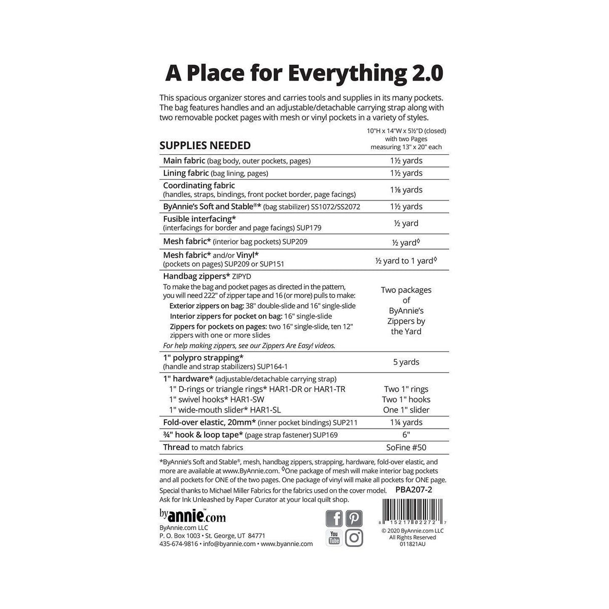 A Place for Everything Pattern 2.0